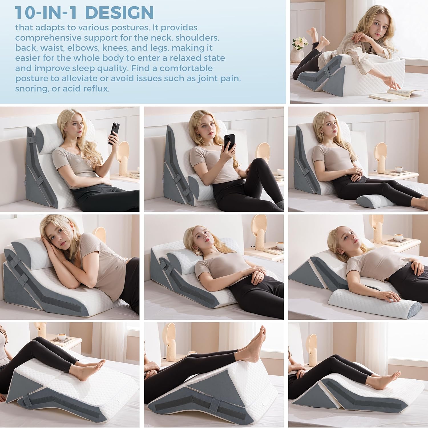Pleene RestEasy™ 3-in-1 Support Cushion