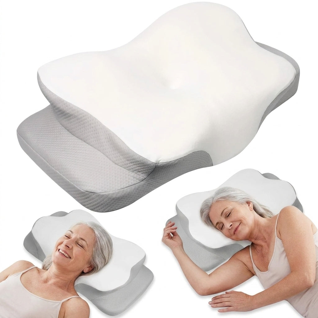 Ergonomic pillow for side sleepers