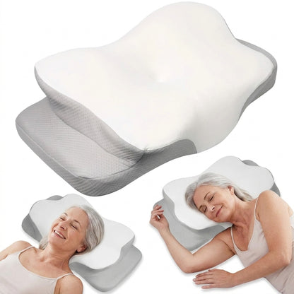Ergonomic pillow for side sleepers