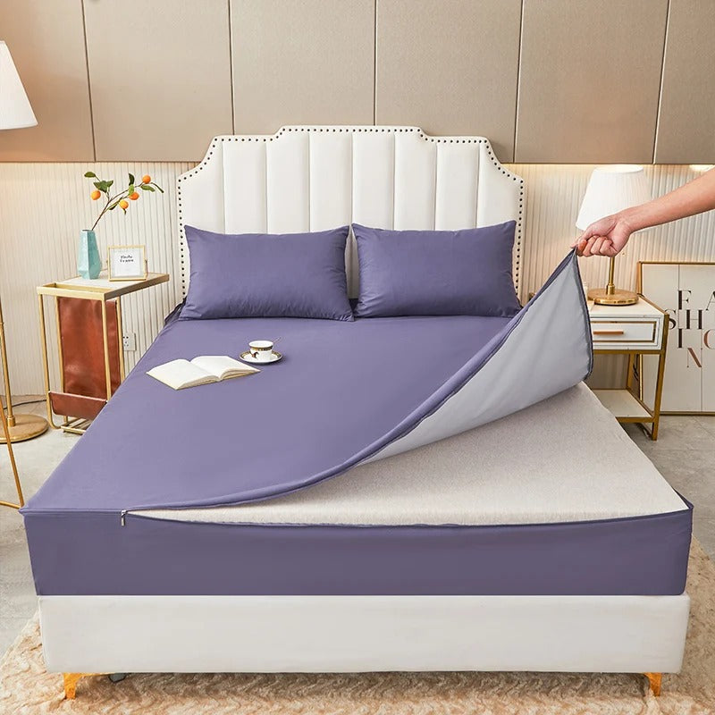 ZipSheet™ - Zippered Fitted Sheet